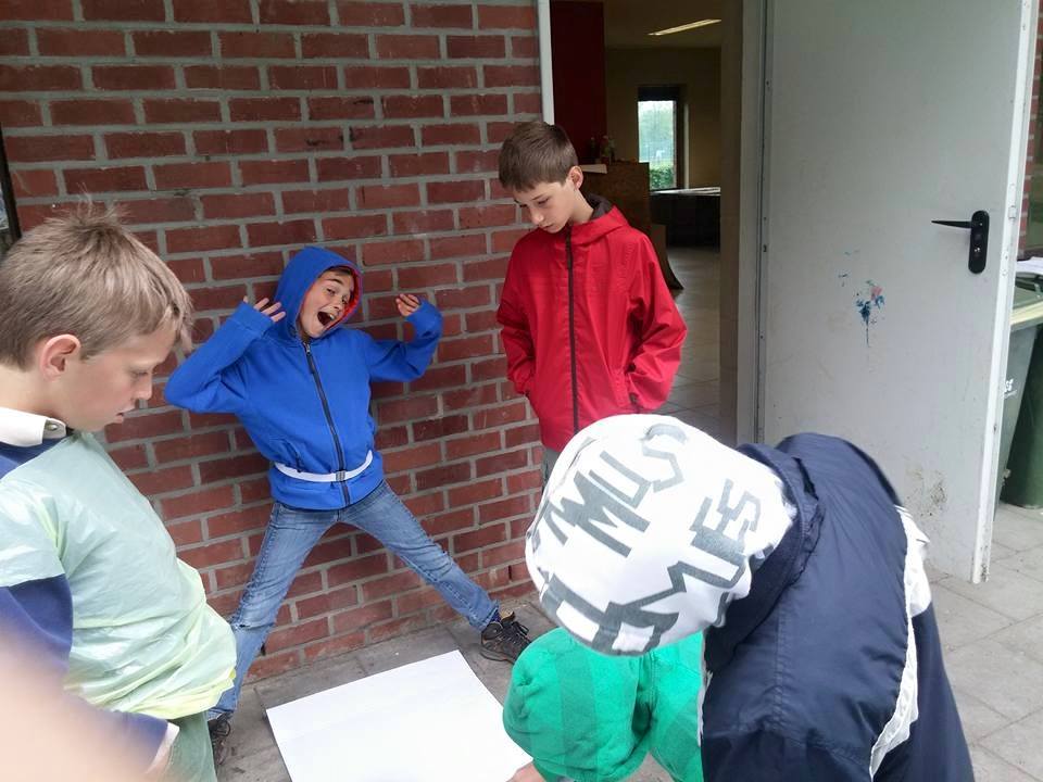Sint-Martinus den XIIde - Graffiti activiteit WK 2015